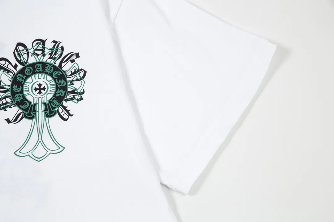 Chrome Hearts/ Logo Same Style T Versatile : White Size：XS~L
